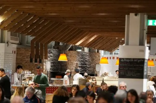crowded restaurant interior