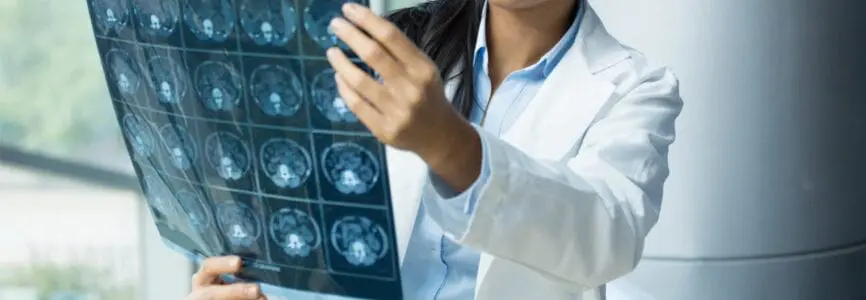 Doctor Looking at Neuroimaging