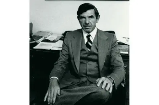 Black and white portrait of Will Gaylin