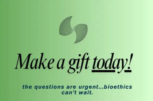 text that says make a gift today
