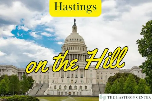 Hastings on the Hill lettered over the Capitol building