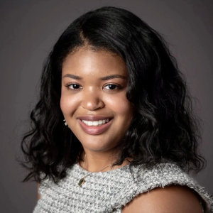 young african american woman smiling