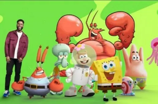 SpongeBob Squarepants and other cartoon characters