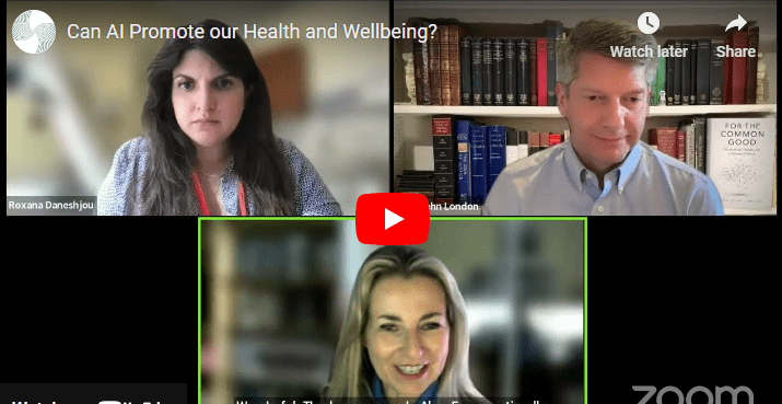 zoom webinar screen with three participants