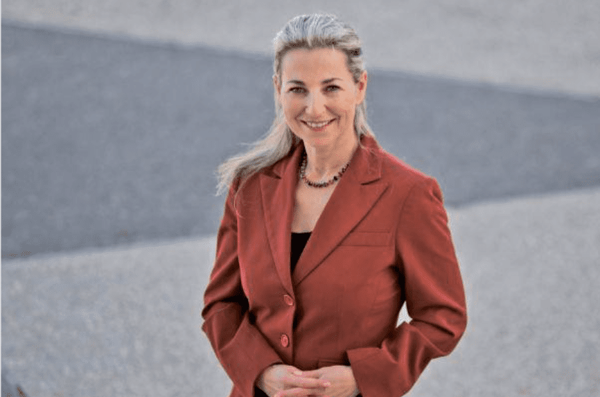 Vardit resize 4 HC president, blond white woman in red jacket