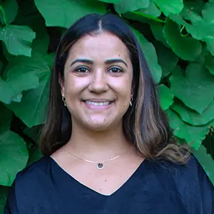 young smiling hispanic woman