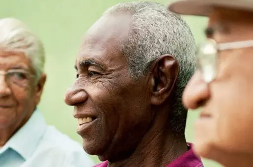older black men smiling