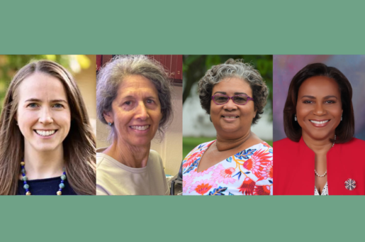 collage of 4 women who will be speaking at event