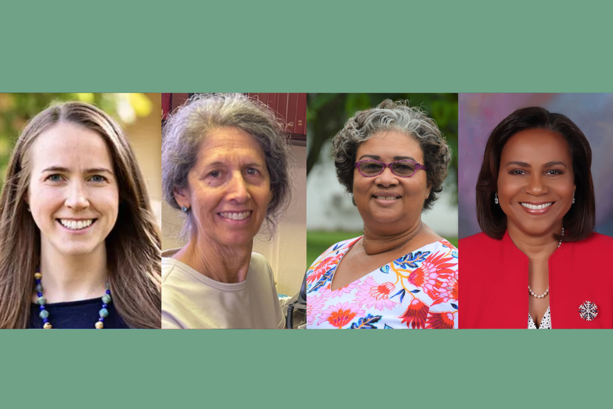 climate change webinar collage of 4 women who will be speaking at event