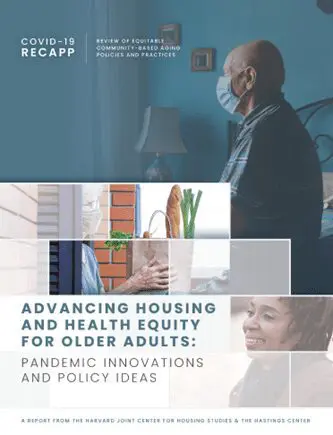 cover of report with older folks looking out windows