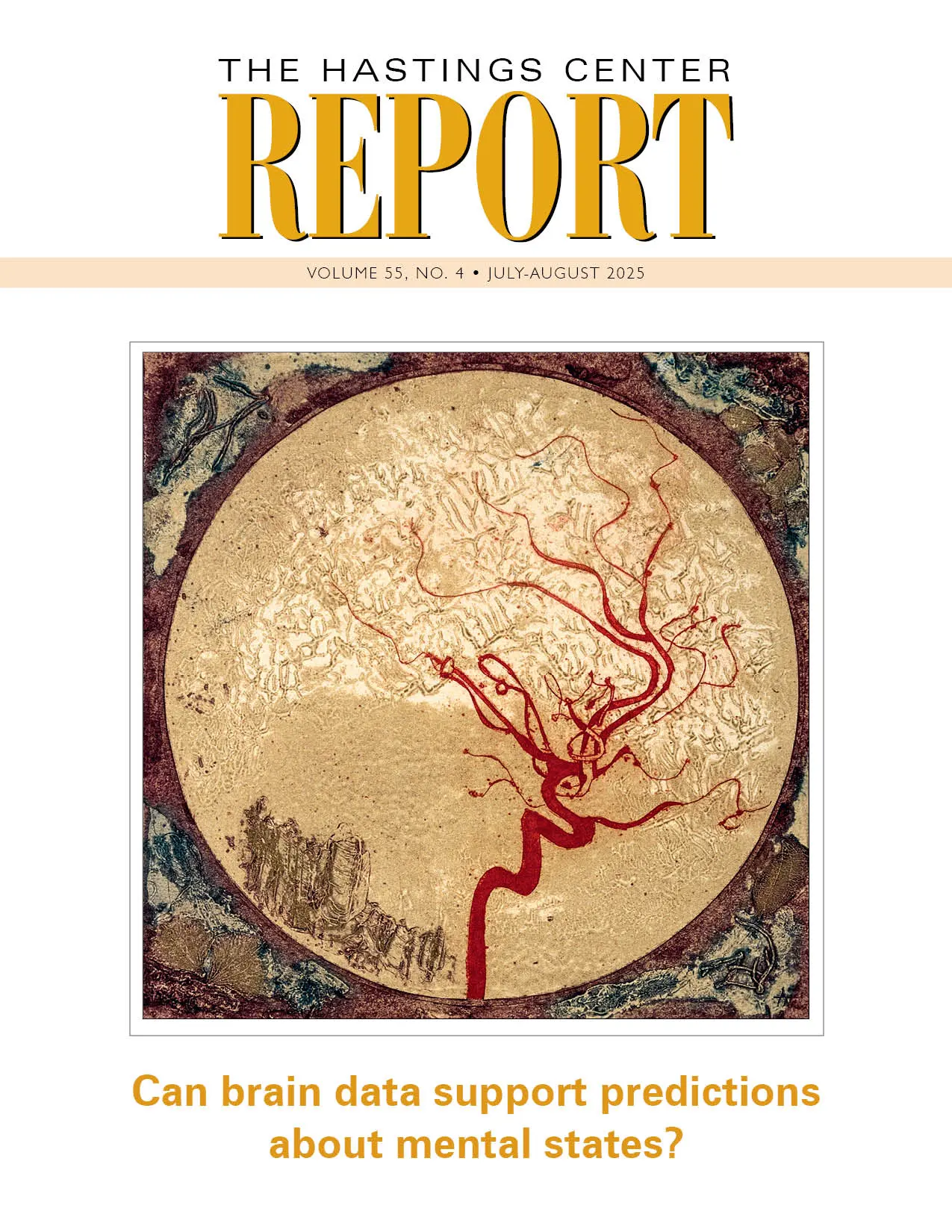 decorative cover of the hastings center report
