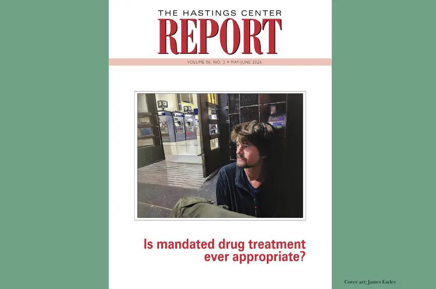 decorative cover of the hastings center report