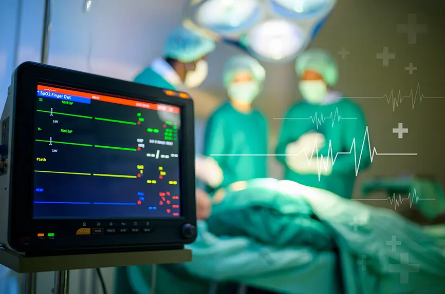 flat line heart monitor