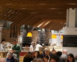 crowded restaurant interior