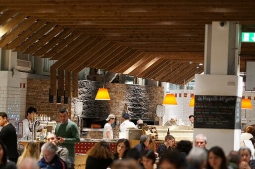 crowded restaurant interior