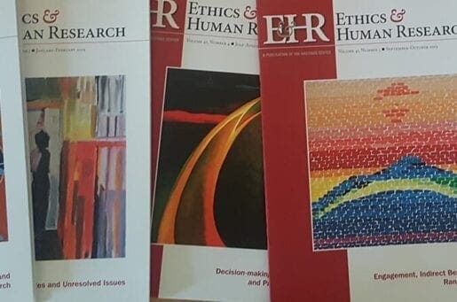 Ethics and Human Research Covers