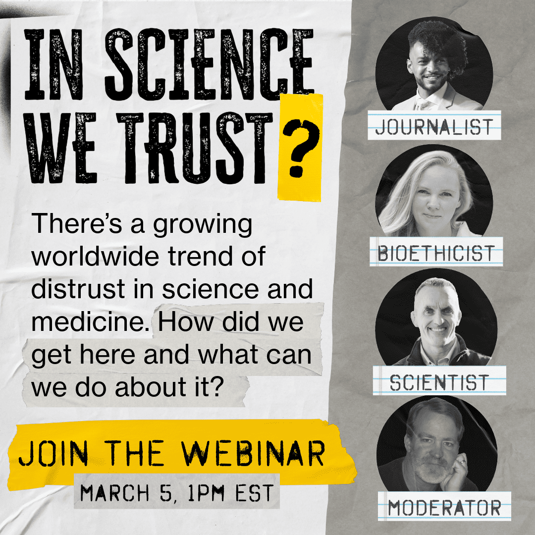InScienceWeTrust_Headline Social Square.png Title "in science we trust?" with photos of panelists