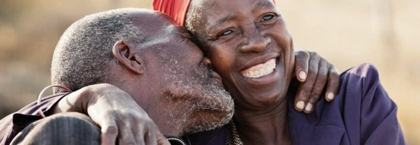 smiling couple