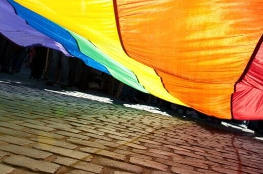 rainbow blanket