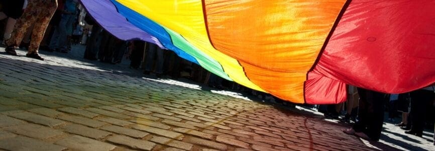 rainbow blanket