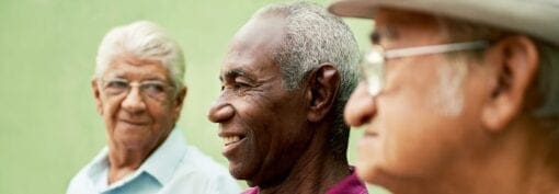 older black men smiling