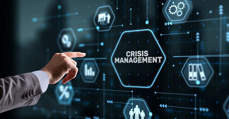 Crisis management concept. Procedure for finding a solution to the crisis