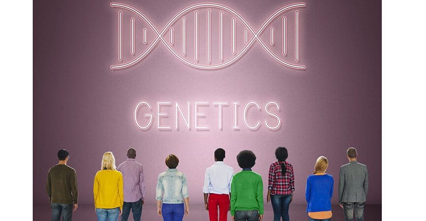 DNA Helix Life Science Graphic Concept