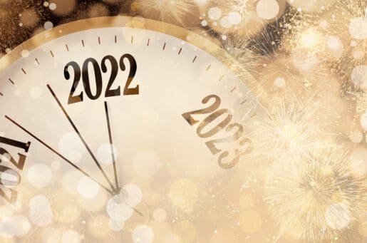 clock counting to 2022